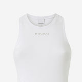 CANOTTA IN MAGLIA A COSTINE CON LOGO 100822 A2RCZ05 PINKO 