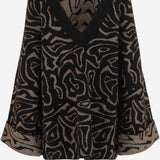 Abito Corto in Stampa Labirinto 5UKG33 5U965A65 EMILIO PUCCI 