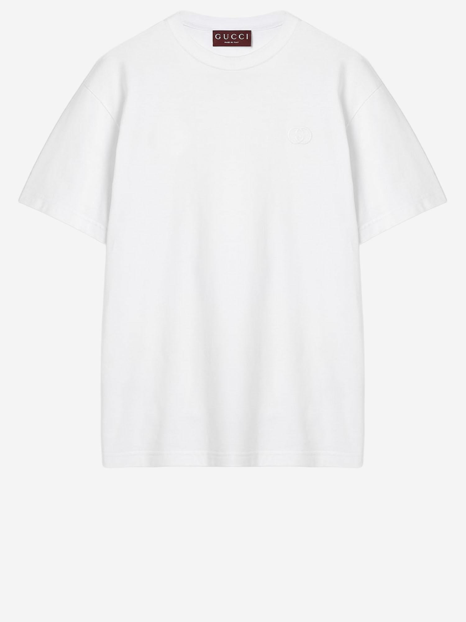 T-SHIRT IN COTONE CON LOGO 796395 XJHKE9692 GUCCI 