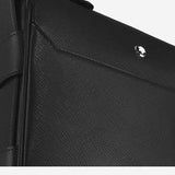 BORSA A TRACOLLA VERTICALE IN PELLE SARTORIALE 221560 BLACK MONTBLANC 