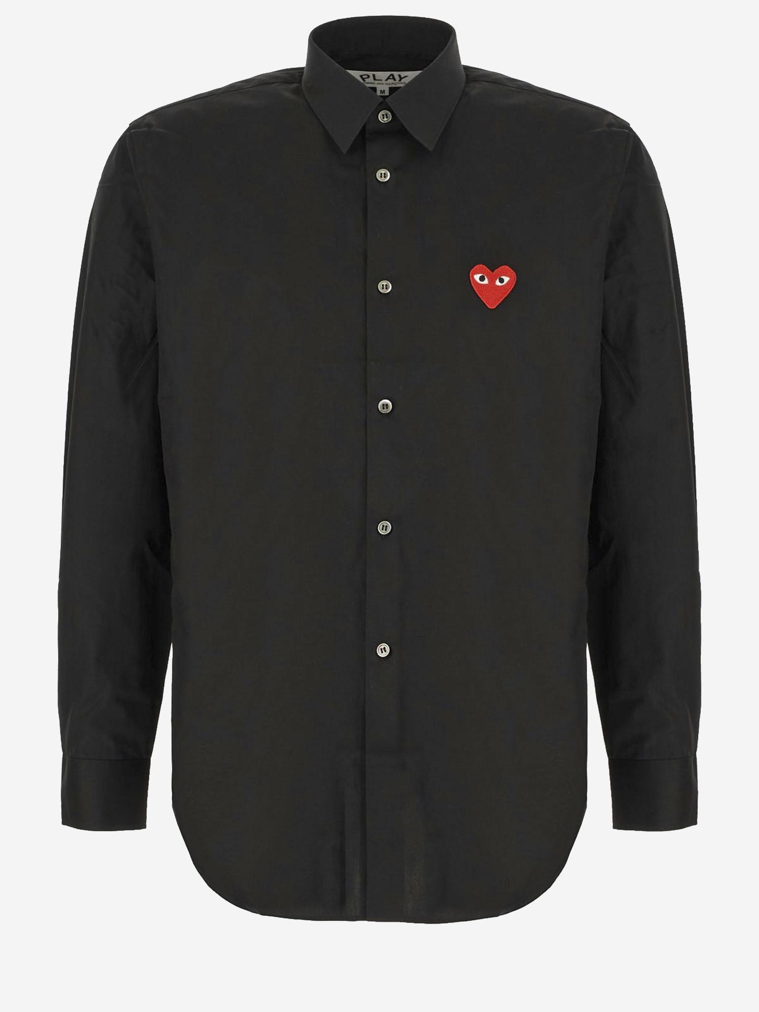 CAMICIA IN COTONE CON LOGO AXB002051 1 PLAY 