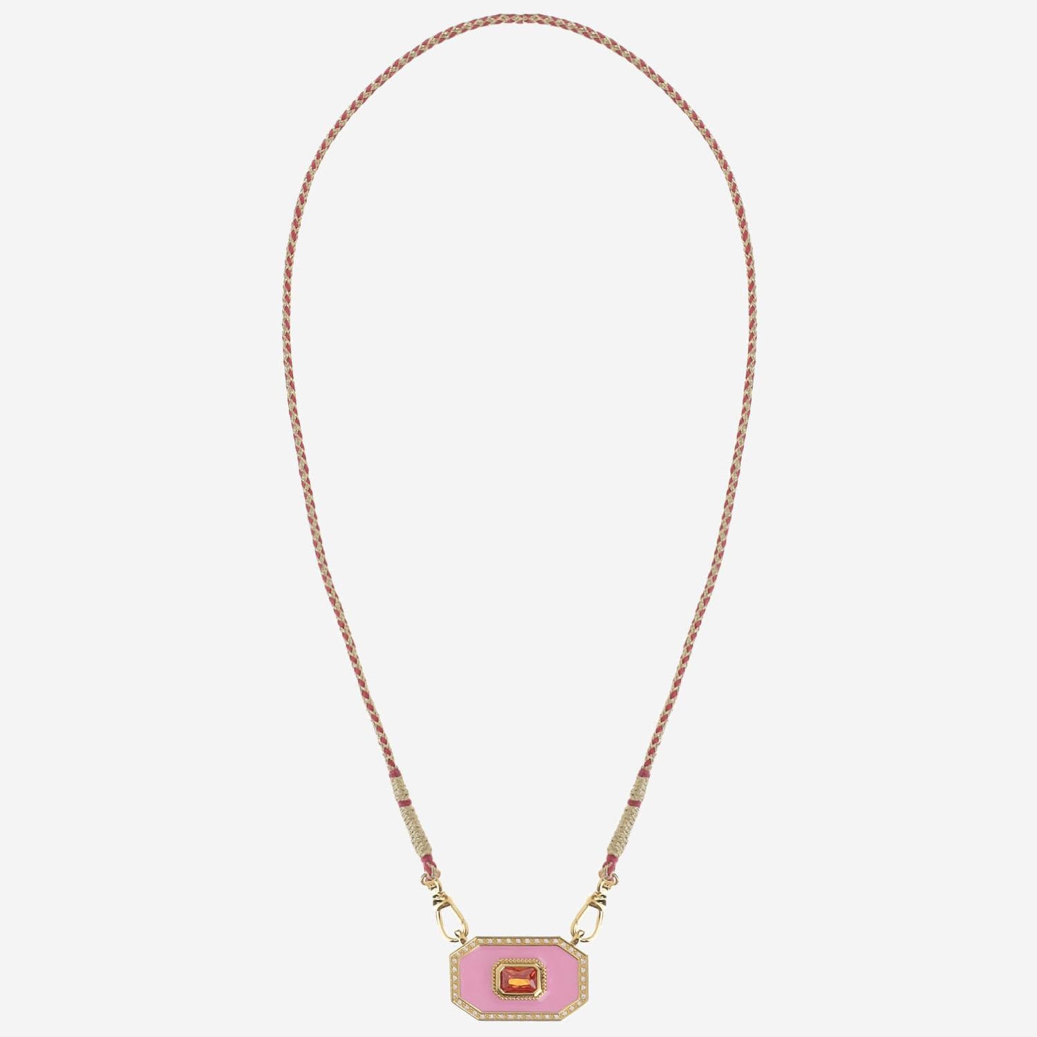 COLLANA YUCATAN ROSA CO342 ORO MYA BAY 
