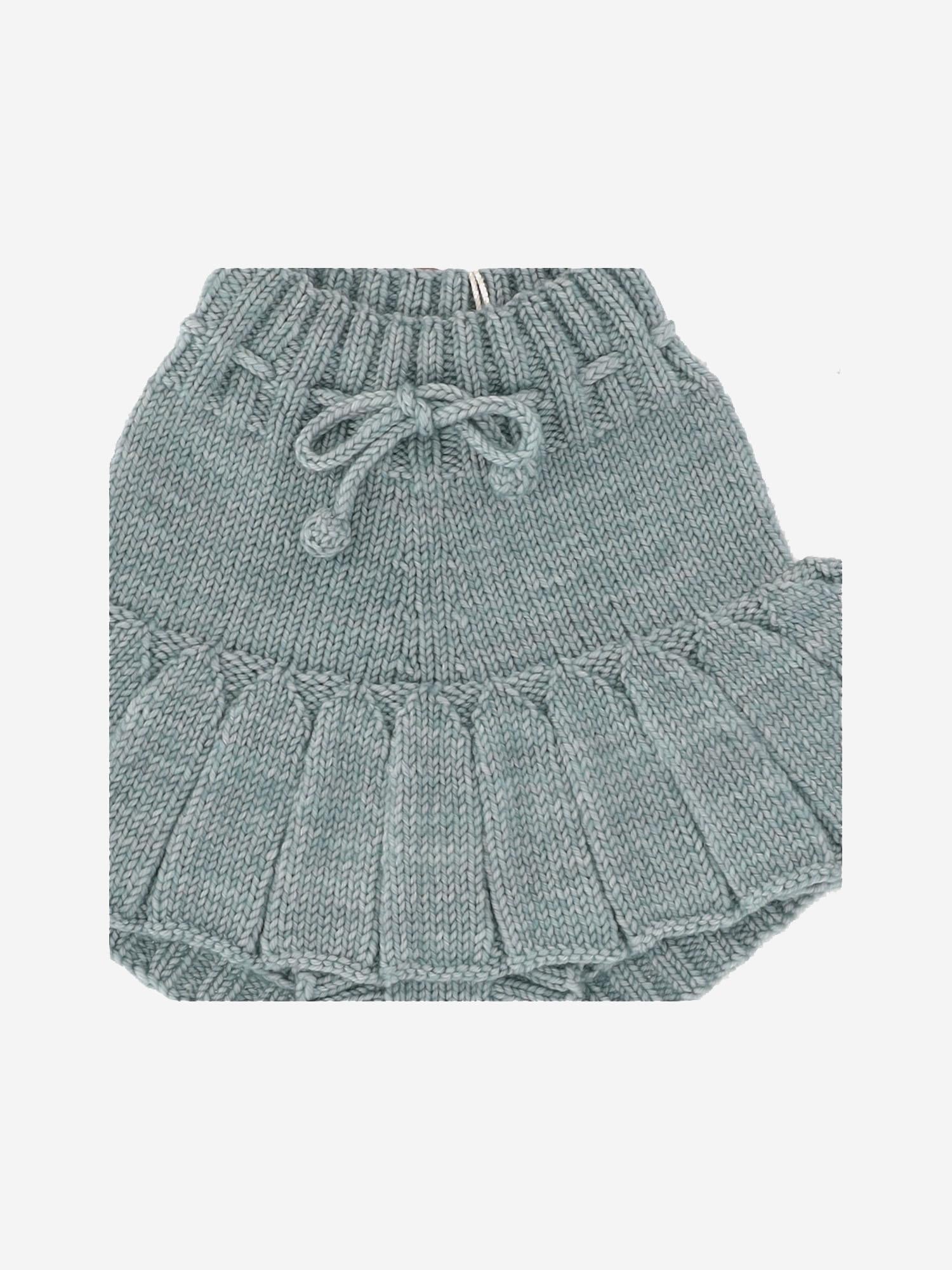 GONNA IN LANA CON SHORTS INTEGRATI E COULISSE K1003W25 315 MISHA & PUFF KIDS 