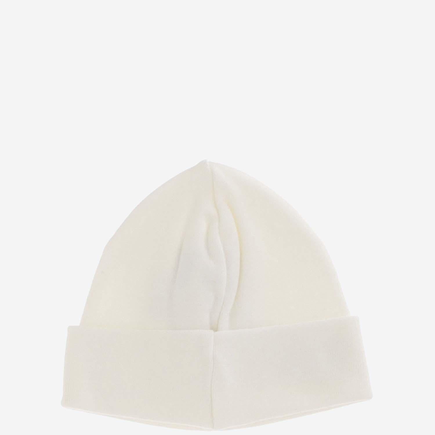BEANIE IN COTONE CON LOGO PEZDIKN1901 002 BONPOINT KIDS 