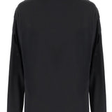 MAGLIA ANAPOLIS IN SETA E COTONE 10452K704 BLK THE ROW 