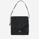BORSA SQUADRATA IN PELLE CON LOGO 104364 A270Z99Q PINKO 