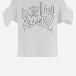 T-SHIRT IN COTONE CON MANICHE DOPPIE 08354 101 SACAI 