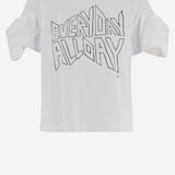 T-SHIRT IN COTONE CON MANICHE DOPPIE 08354 101 SACAI 