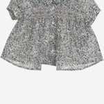 CAMICIA FLOREALE IN COTONE CON DETTAGLIO RICAMATO S06XBLW00006 519A BONPOINT KIDS 
