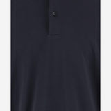 POLO A MANICHE LUNGHE IN COTONE MJE13 JER010051 DARKPARK 