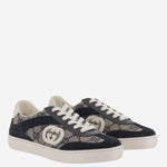 SNEAKERS IN TESSUTO GG E PELLE 812674 AAE2T4056 GUCCI KIDS 