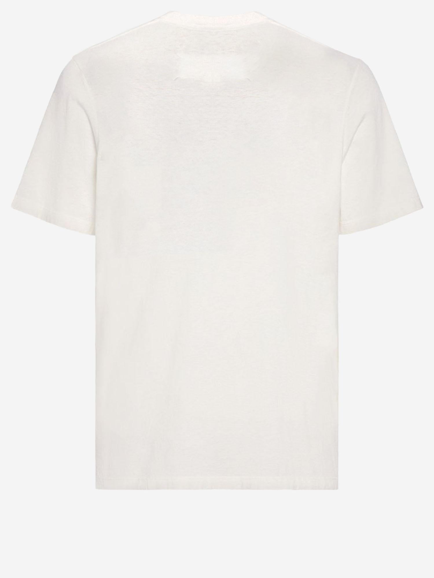 T-SHIRT IN COTONE CON CON NASTRO ADESIVO S67GC0048 S24575101 MAISON MARGIELA 