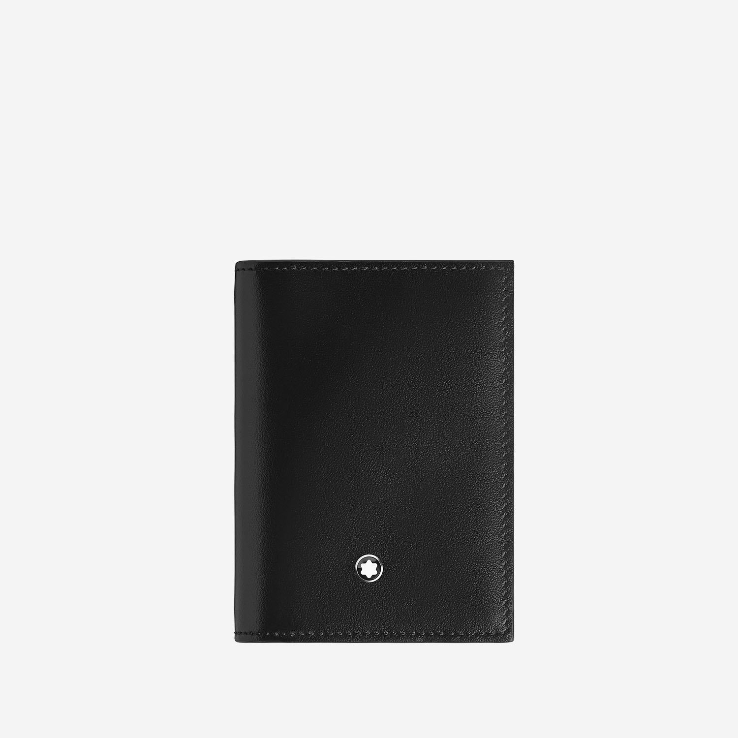 PORTACARTE IN PELLE MEISTERSTÜCK 221304 BLACK/INK BLUE MONTBLANC 