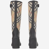 Stivali alti con Marsh Stamp 8111680 BLACK BURBERRY 