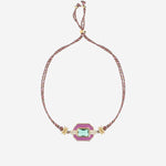 BRACCIALE FUCSIA ART DECO BR368 ORO MYA BAY 