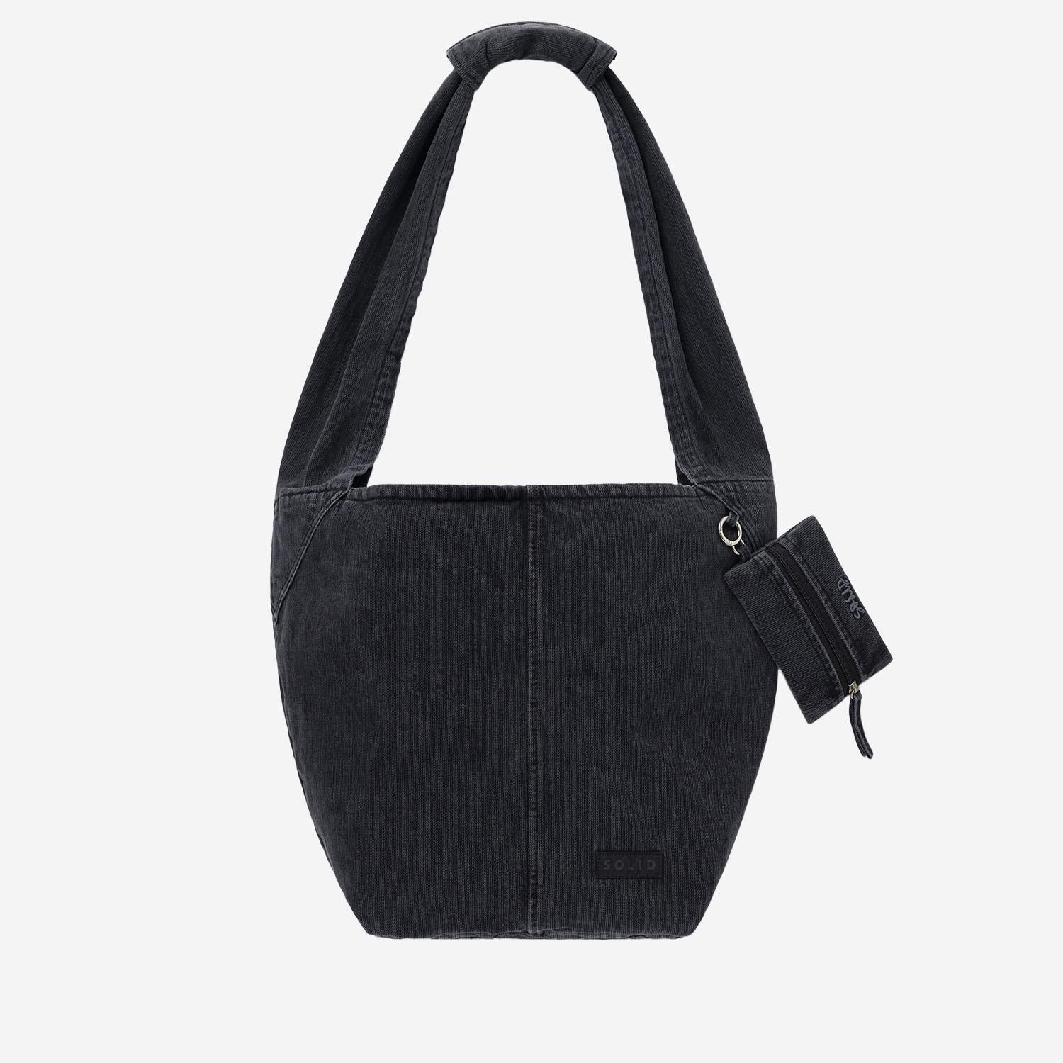 BORSA A SPALLA IN DENIM DI COTONE S261BA01 211B SOLID HOMME 
