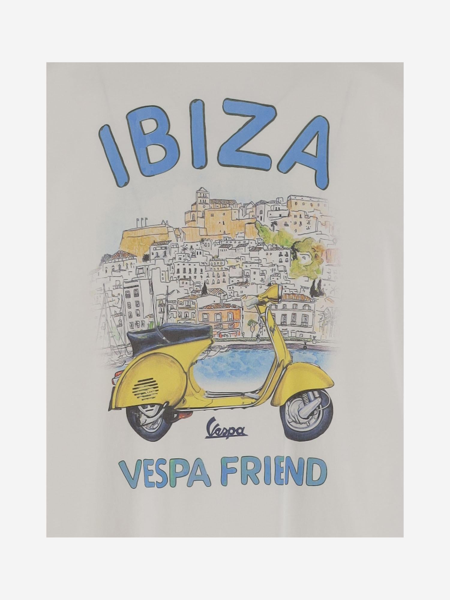 T-SHIRT IN COTONE CON STAMPA LOGO TSHM001 02618H MC2 SAINT BARTH 