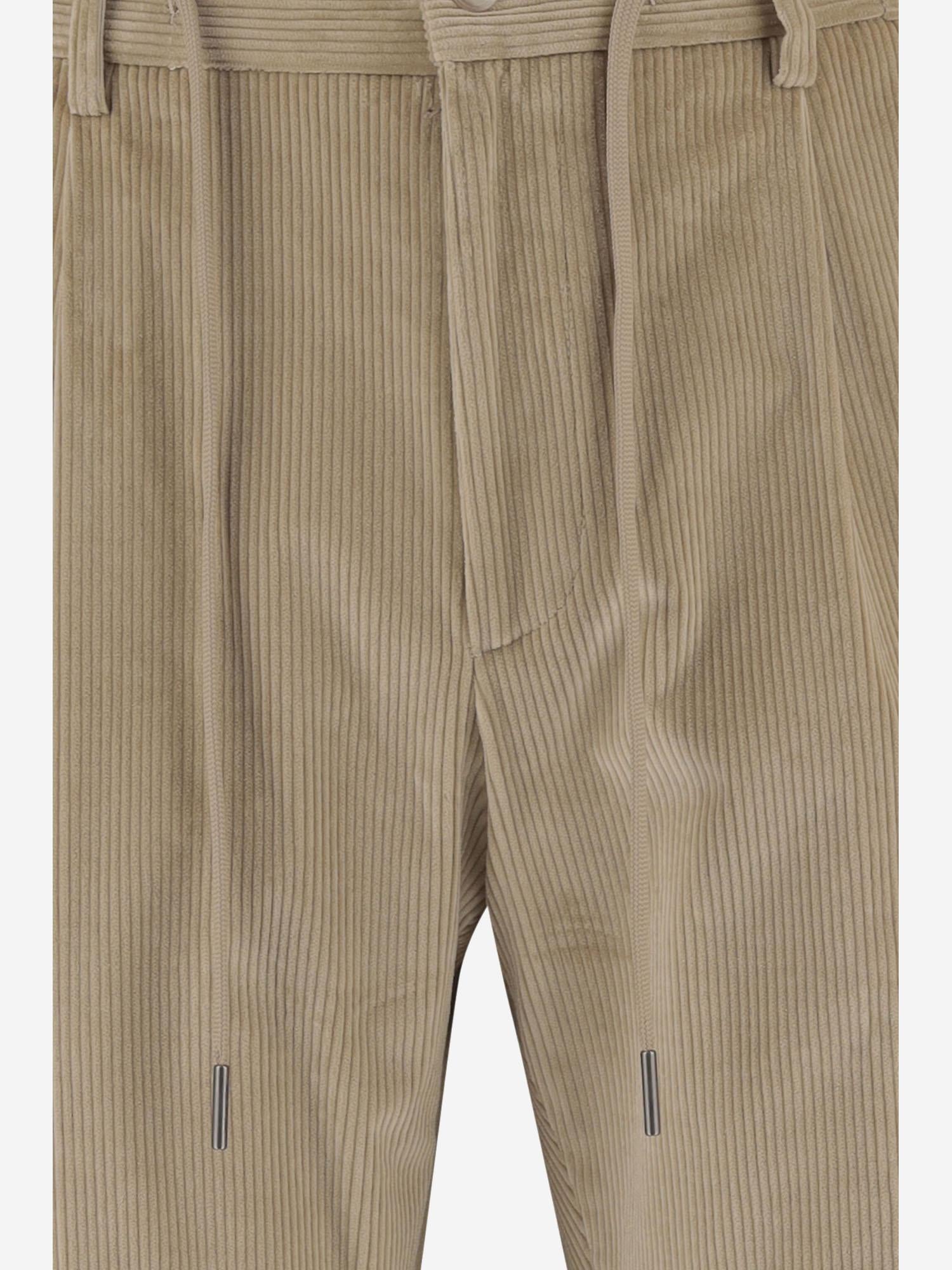 PANTALONI IN VELLUTO DI COTONE STRETCH PNEWMAN 300009A1240 TAGLIATORE 