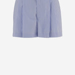 PANTALONI CORTI IN COTONE CON MOTIVO A RIGHE ARMTMP044C 016044 ARMARIUM 