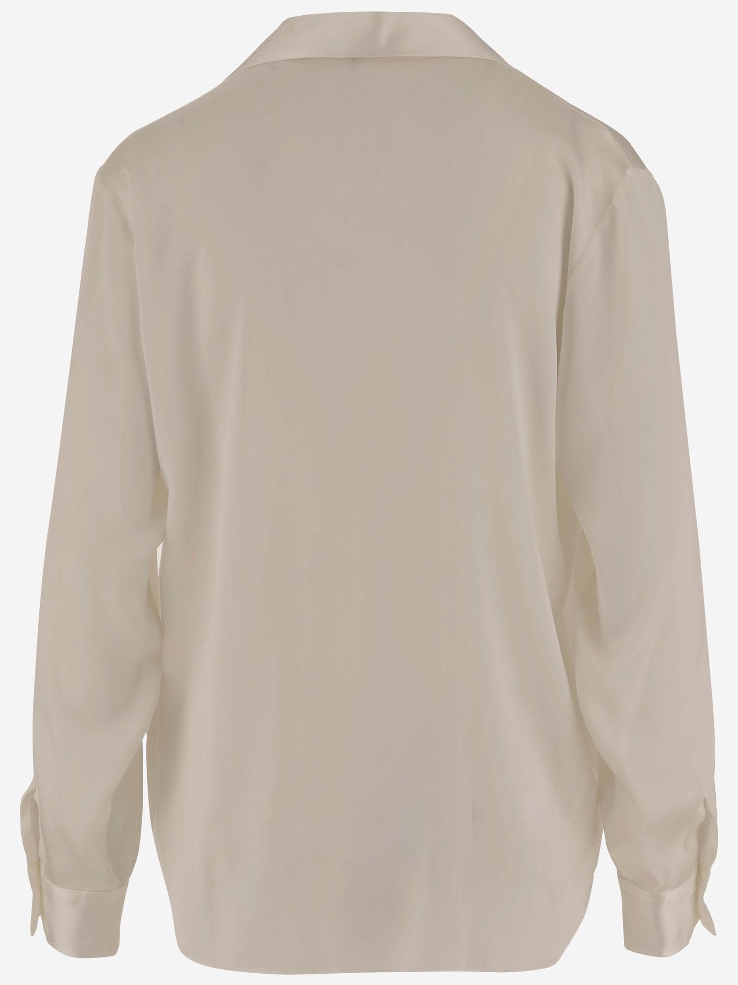 CAMICIA IN SETA STRETCH CON VOLANT DIANA T251210 HER SHIRT 