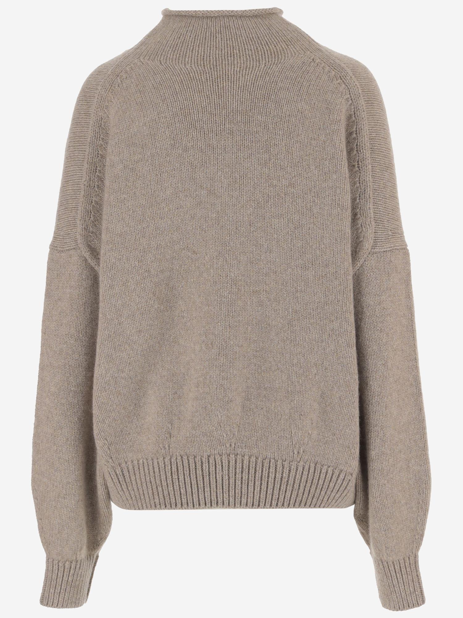 CARDIGAN IN CASHMERE CON COLLO ALTO 18046645 992 KHAITE 