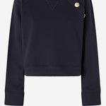 Felpa in cotone con bottoni 105613 A2TCG82 PINKO 