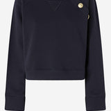 Felpa in cotone con bottoni 105613 A2TCG82 PINKO 
