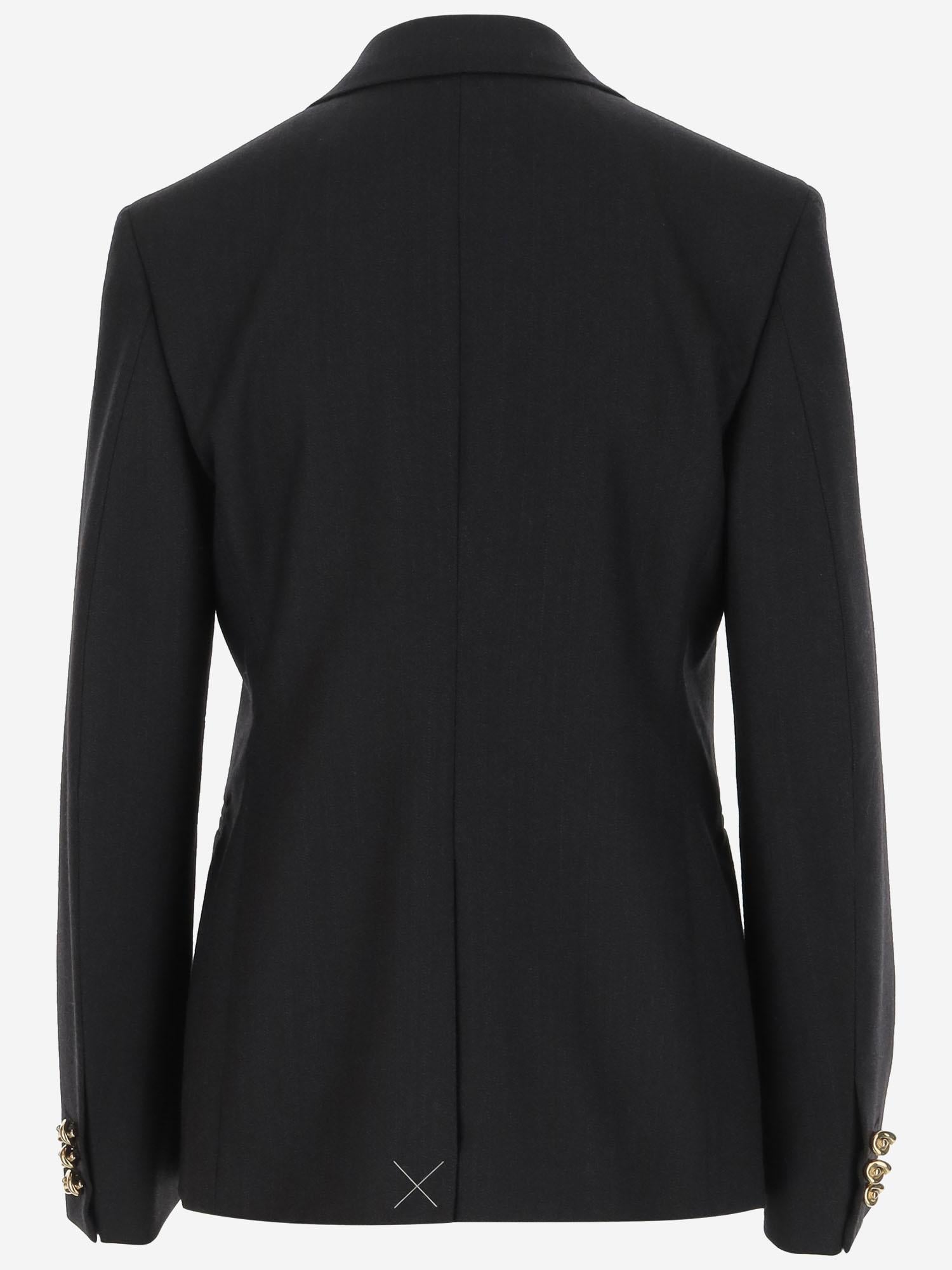 GIACCA DOPPIOPETTO IN LANA 815668 V36K01292 BOTTEGA VENETA 