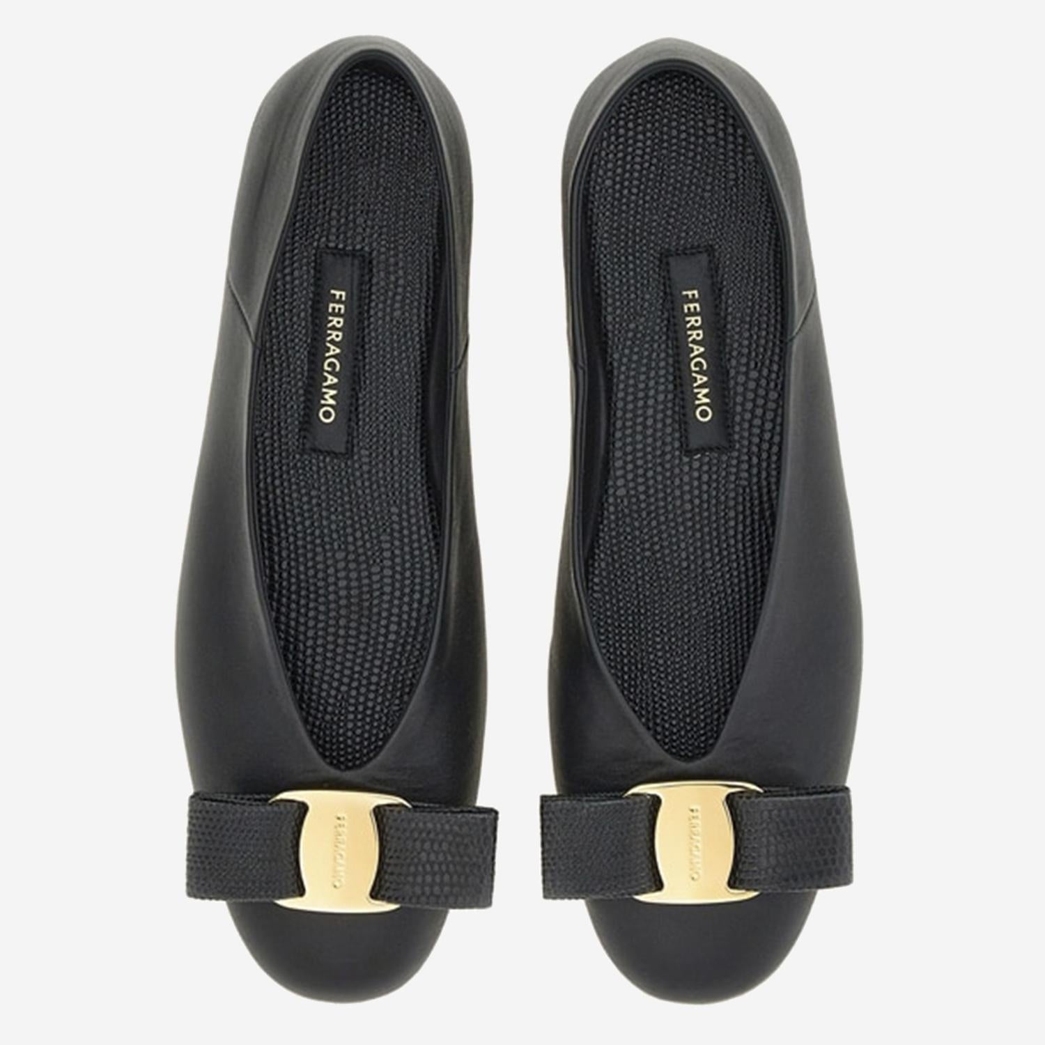 BALLERINE VANNA IN PELLE 01K221 001 SALVATORE FERRAGAMO 