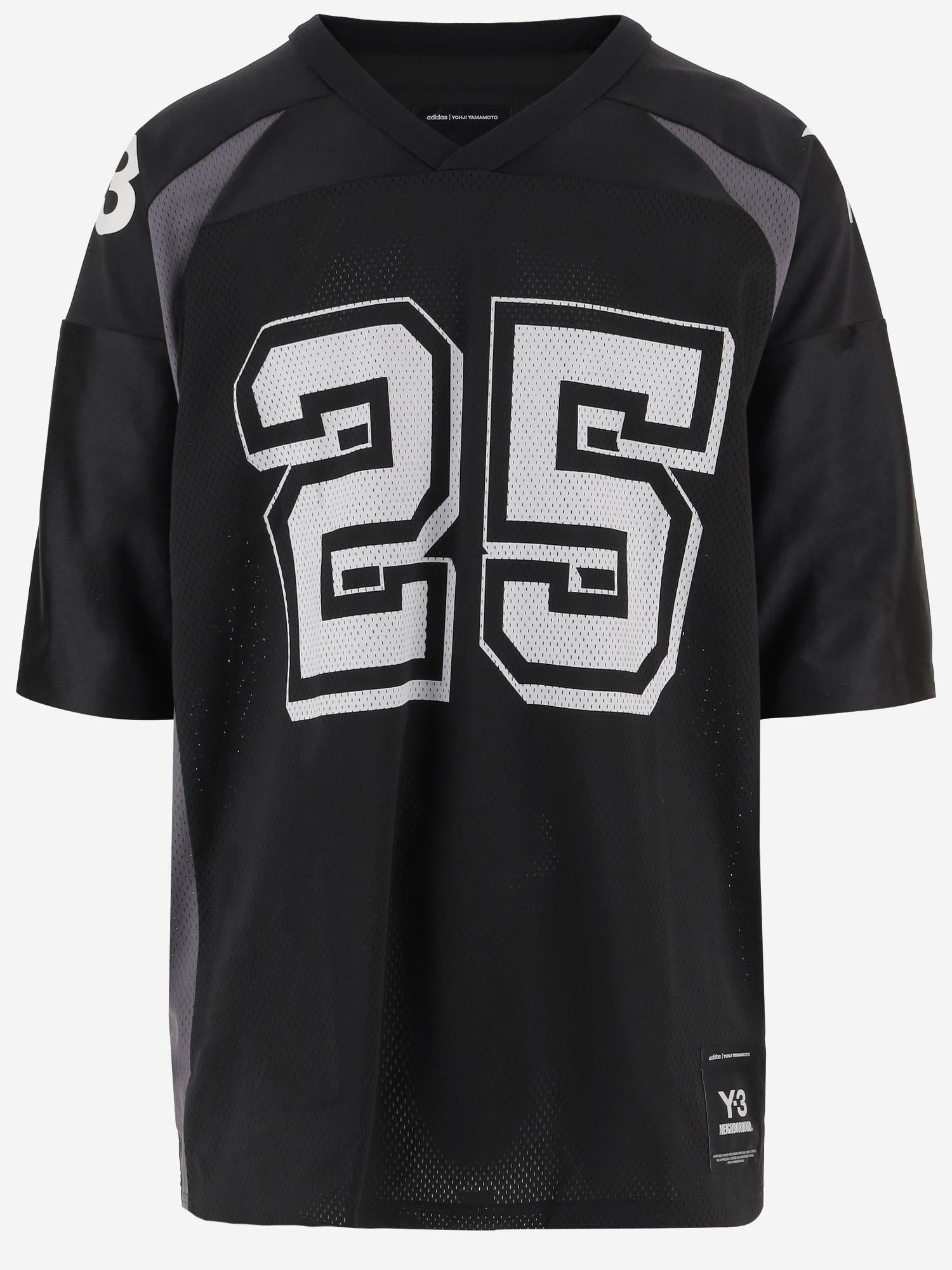 T-SHIRT ADIDAS Y-3 X NEIGHBORHOOD JERSEY 25 JW6997 BLACK ADIDAS Y3 X NBDH X DAINESE 