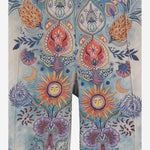 PANTALONI IN NYLON STRETCH CON MOTIVO FLOREALE 80OAAE11 CF120R86 JUST CAVALLI 