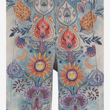 PANTALONI IN NYLON STRETCH CON MOTIVO FLOREALE 80OAAE11 CF120R86 JUST CAVALLI 