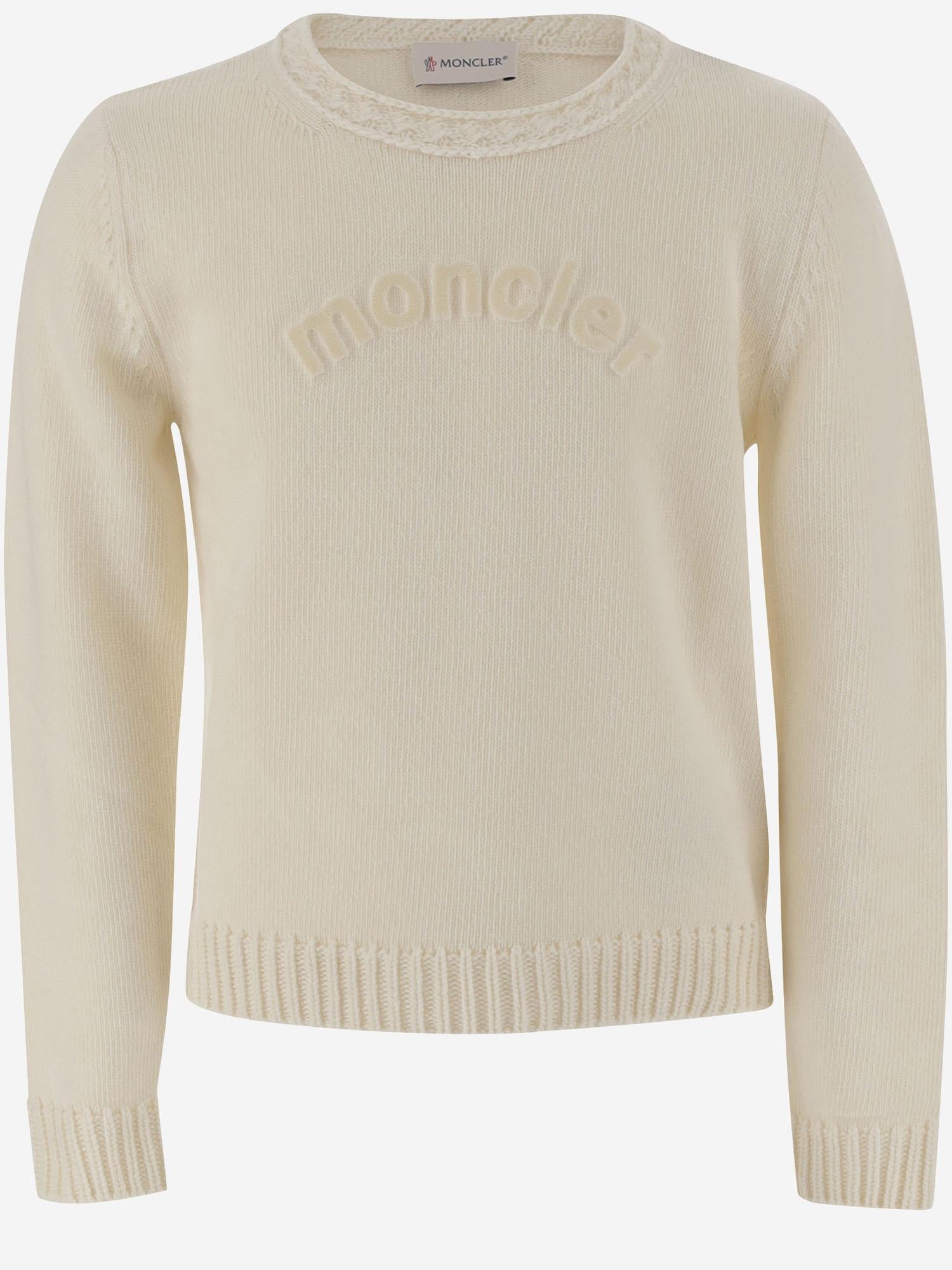 mAGLIA CON LOGO 9C00002M1241 034 MONCLER ENFANTS 