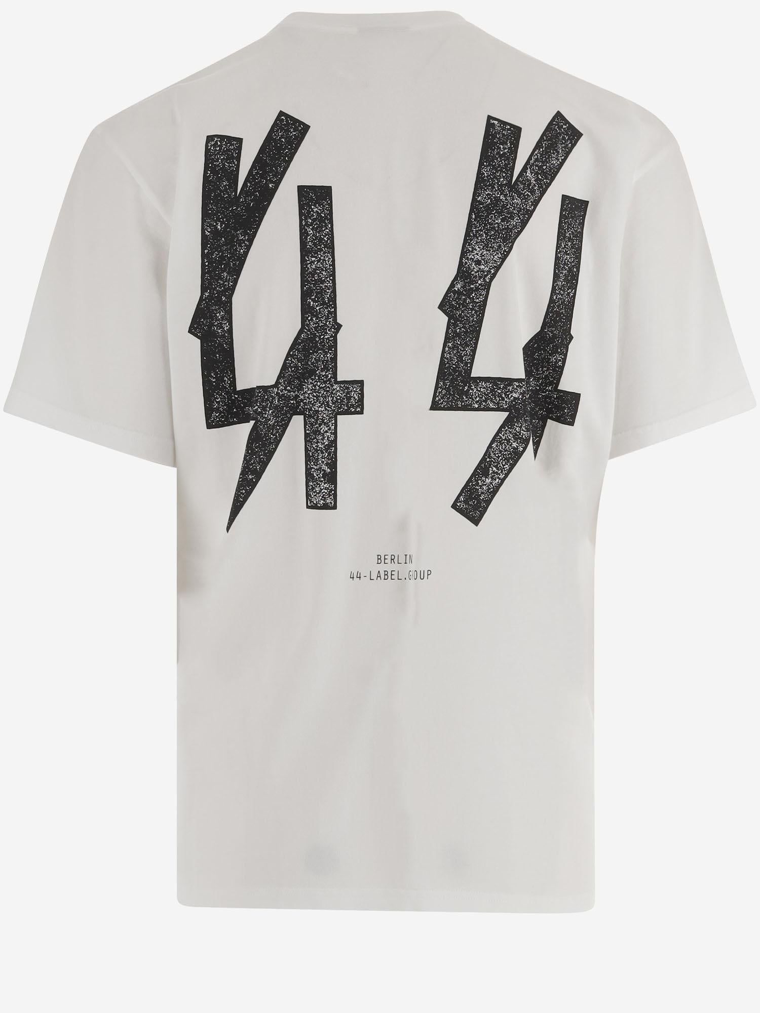 T-SHIRT IN COTONE CON STAMPA B0030556 FA706P760 44 LABEL GROUP 