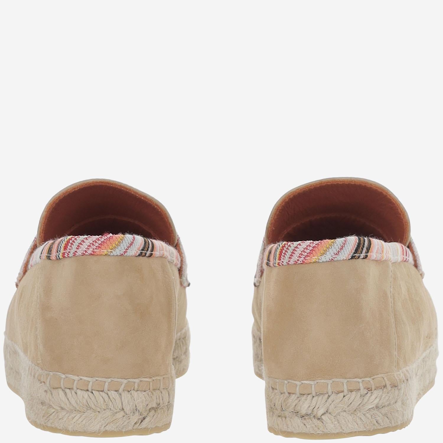 Espadrilles in misto viscosa con motivo zigzag MWB013 020 MISSONI 
