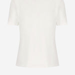 T-SHIRT IN COTONE CON STAMPA LOGO CH26SJH08197 101 CHLOE 