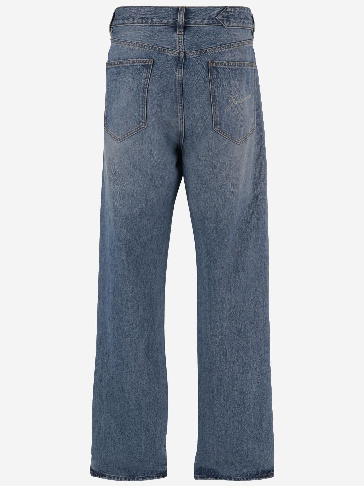 Jeans la paysan in denim PAM00028AD00038 33C JACQUEMUS 
