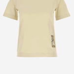 T-shirt con applicazione vintage check 8103506 NUTMEG BURBERRY 