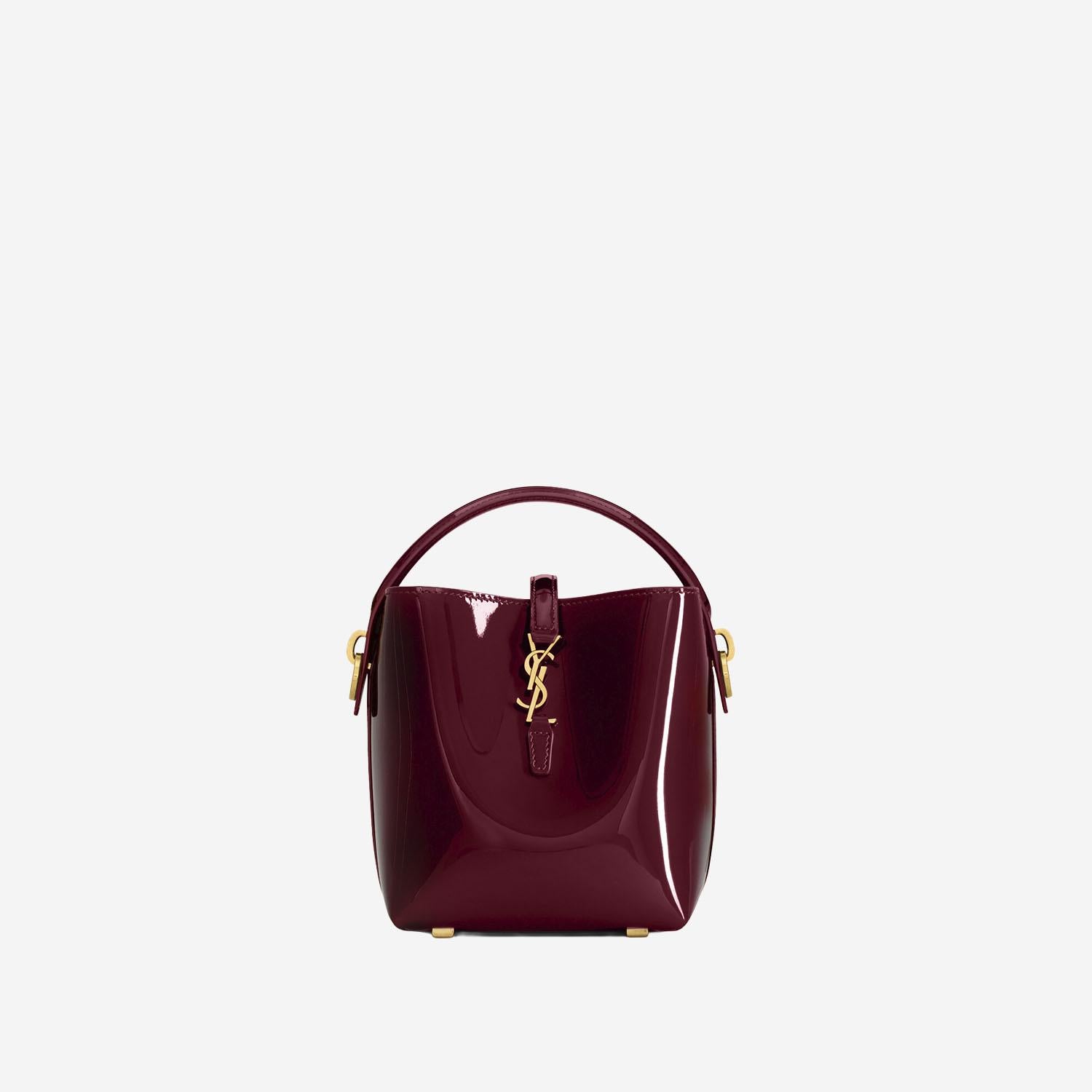 BORSA LE 37 MINI IN PELLE LUCIDA 765870 AAEX16290 SAINT LAURENT 