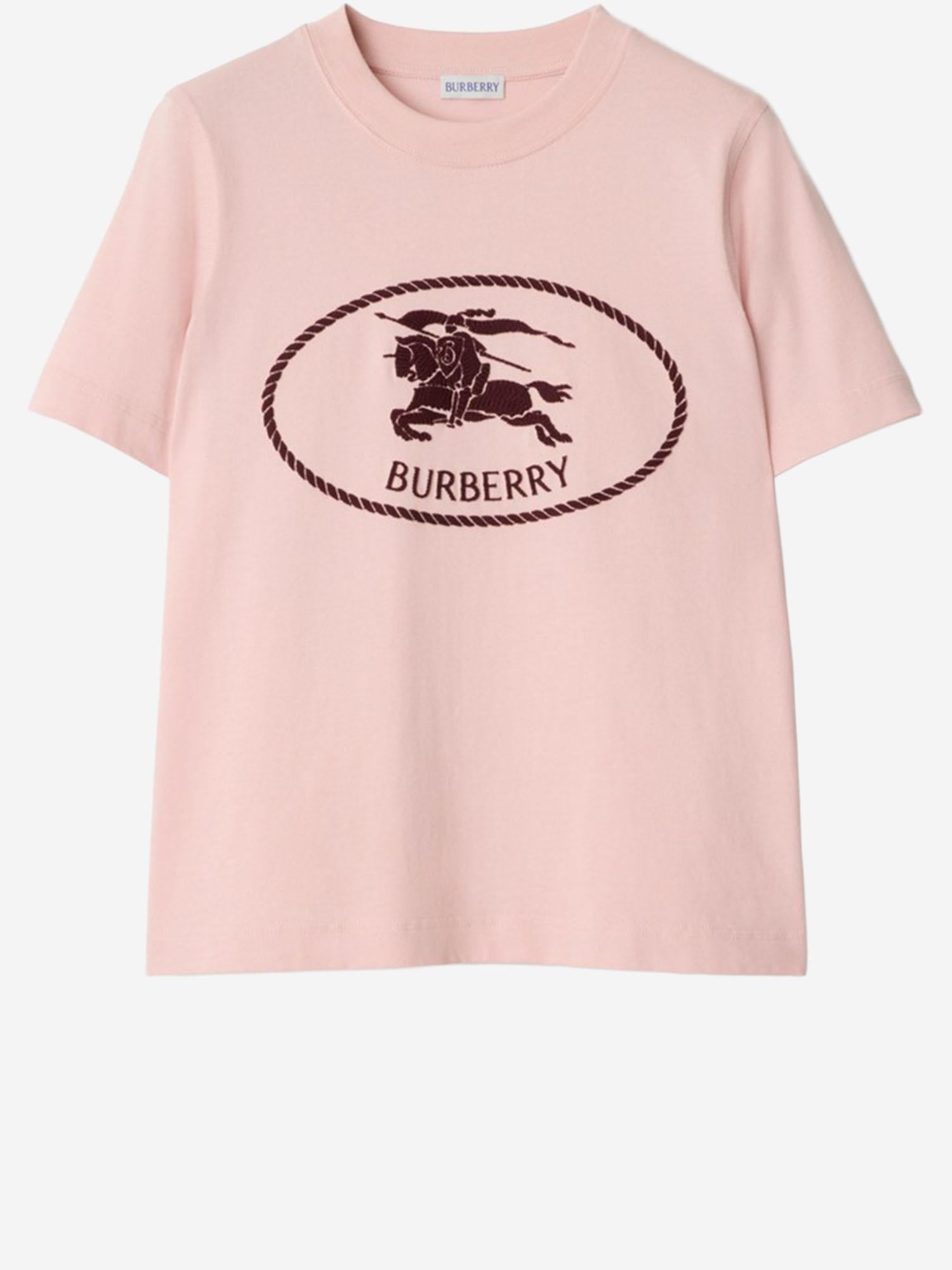 T-SHIRT IN COTONE CON LOGO 8110925 BOUQUET BURBERRY 