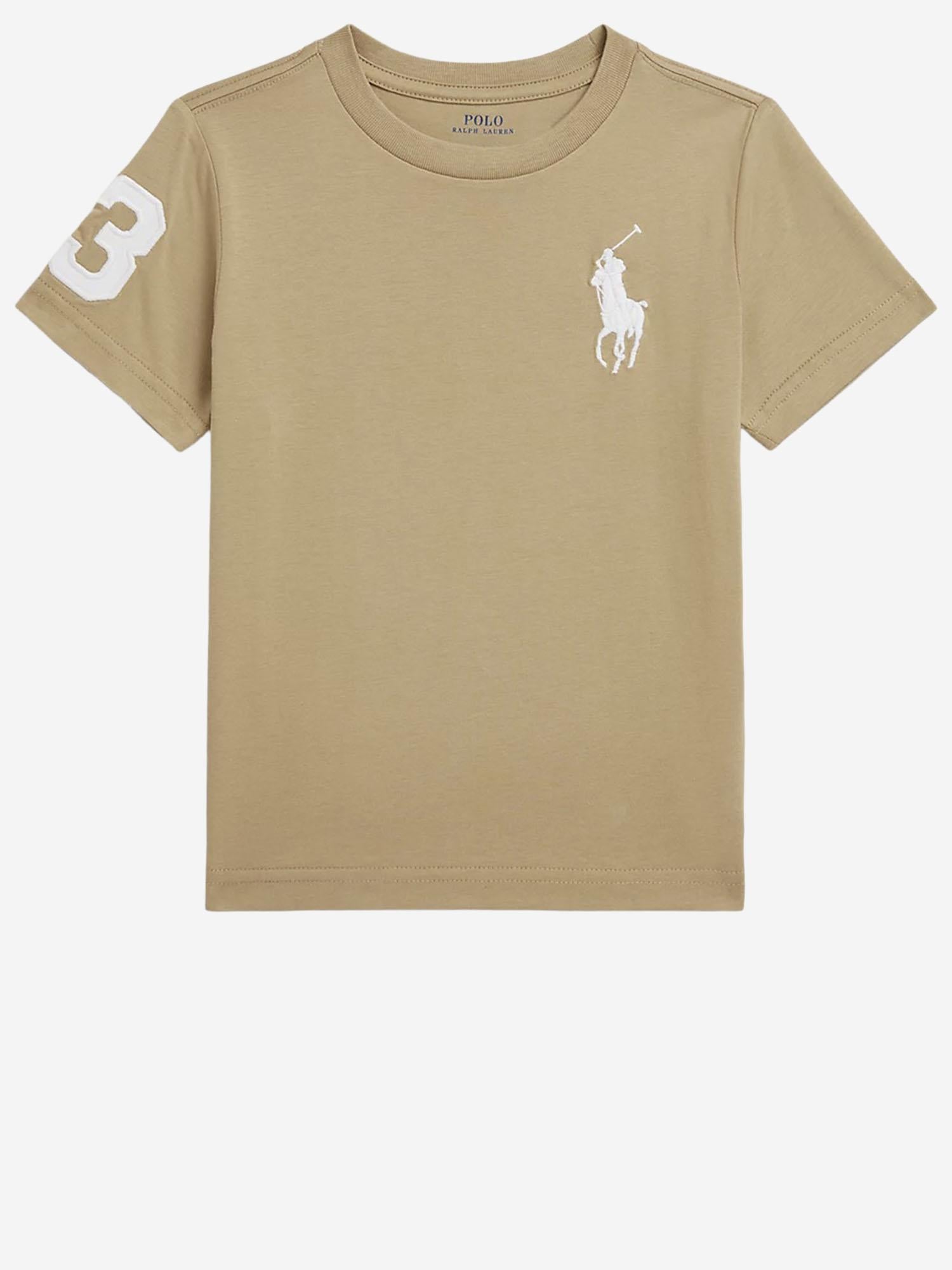 T-SHIRT BIG PONY IN COTONE CON LOGO 323832907 068 POLO RALPH LAUREN KIDS 