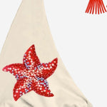 TOP BIKINI GUIANA CON STELLE MARINE IN PERLINE GUIA003 08584L MC2 SAINT BARTH 