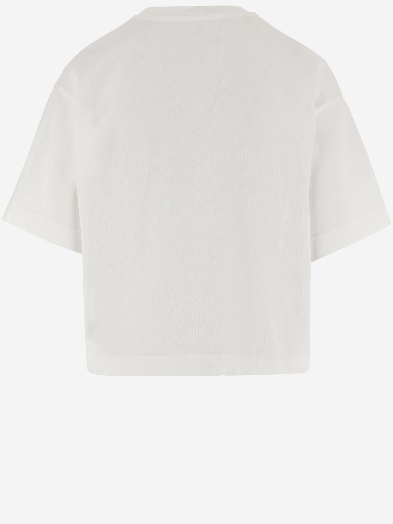 T-SHIRT IN COTONE CON LOGO RICAMATO TSPW052W HEAVYJERSWHITE AUTRY 