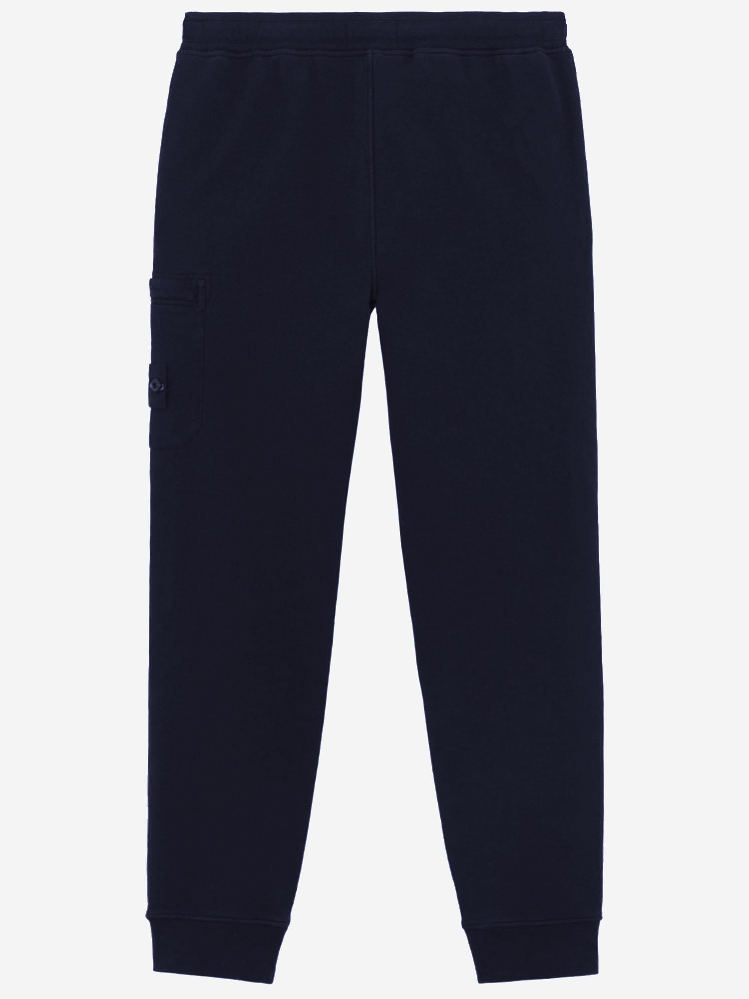 PANTALONI IN COTONE CON LOGO 6200001 S0A20V0020 STONE ISLAND KIDS 