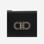 Portacarte Gancini 220629 001NEROFLAMERED SALVATORE FERRAGAMO 