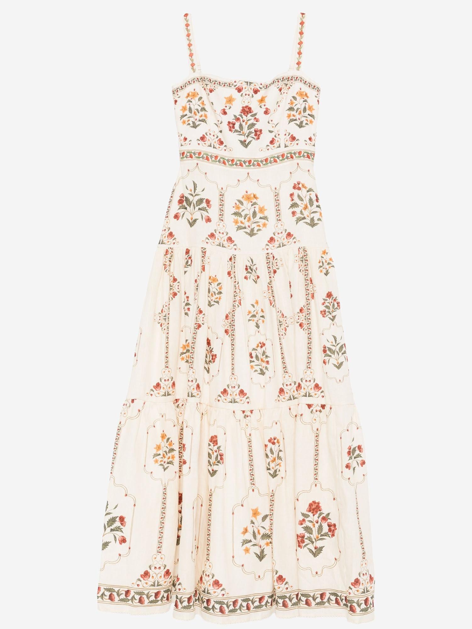 ABITO IN LINO lima maxi andes 20317 MULTICOLORARCHIVED AGUA BY AGUA BENDITA 