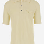 Polo in lino leggero 740733 V2X007361 BOTTEGA VENETA 