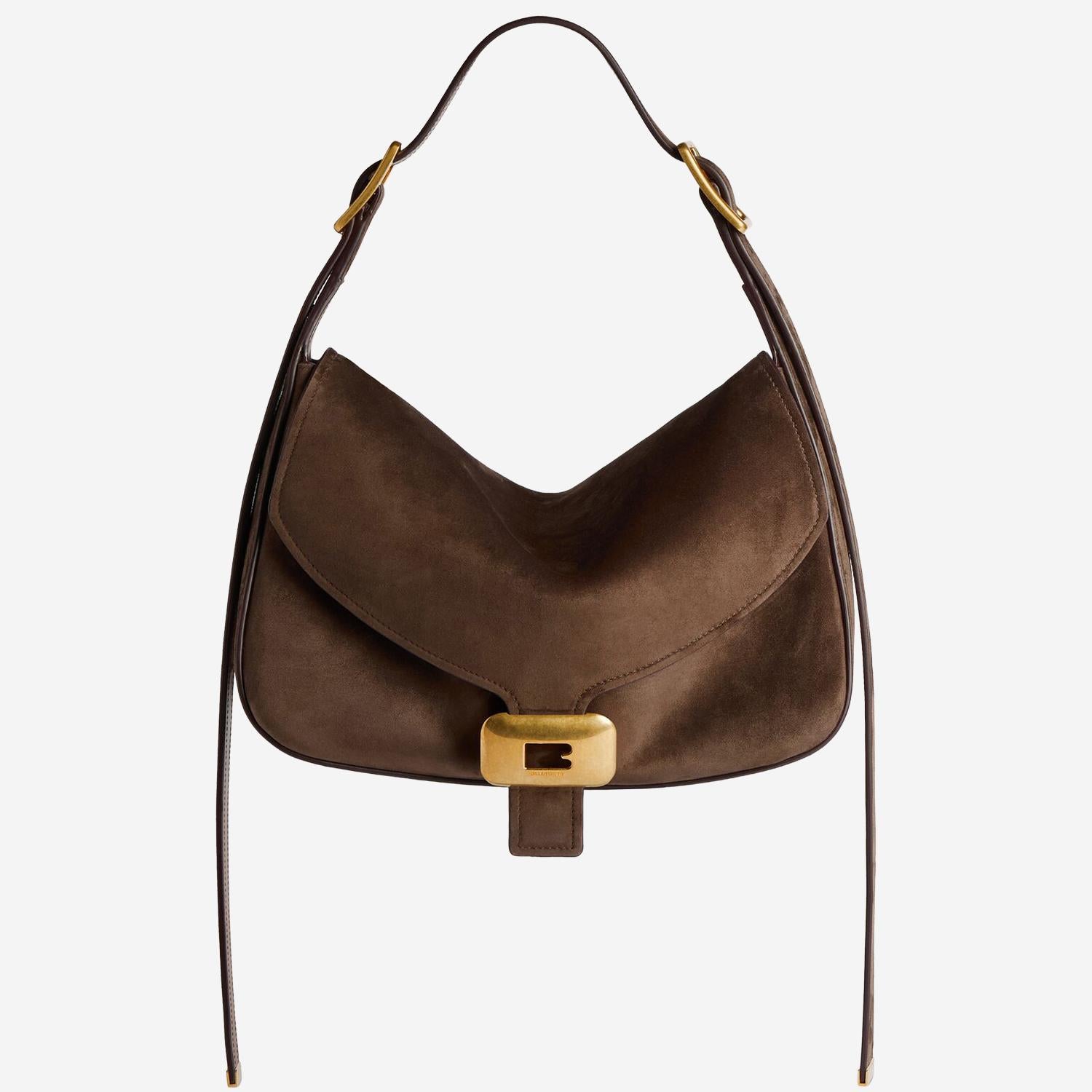 BORSA A SPALLA IN SUEDE 868672 2ACJ82255 BALENCIAGA 