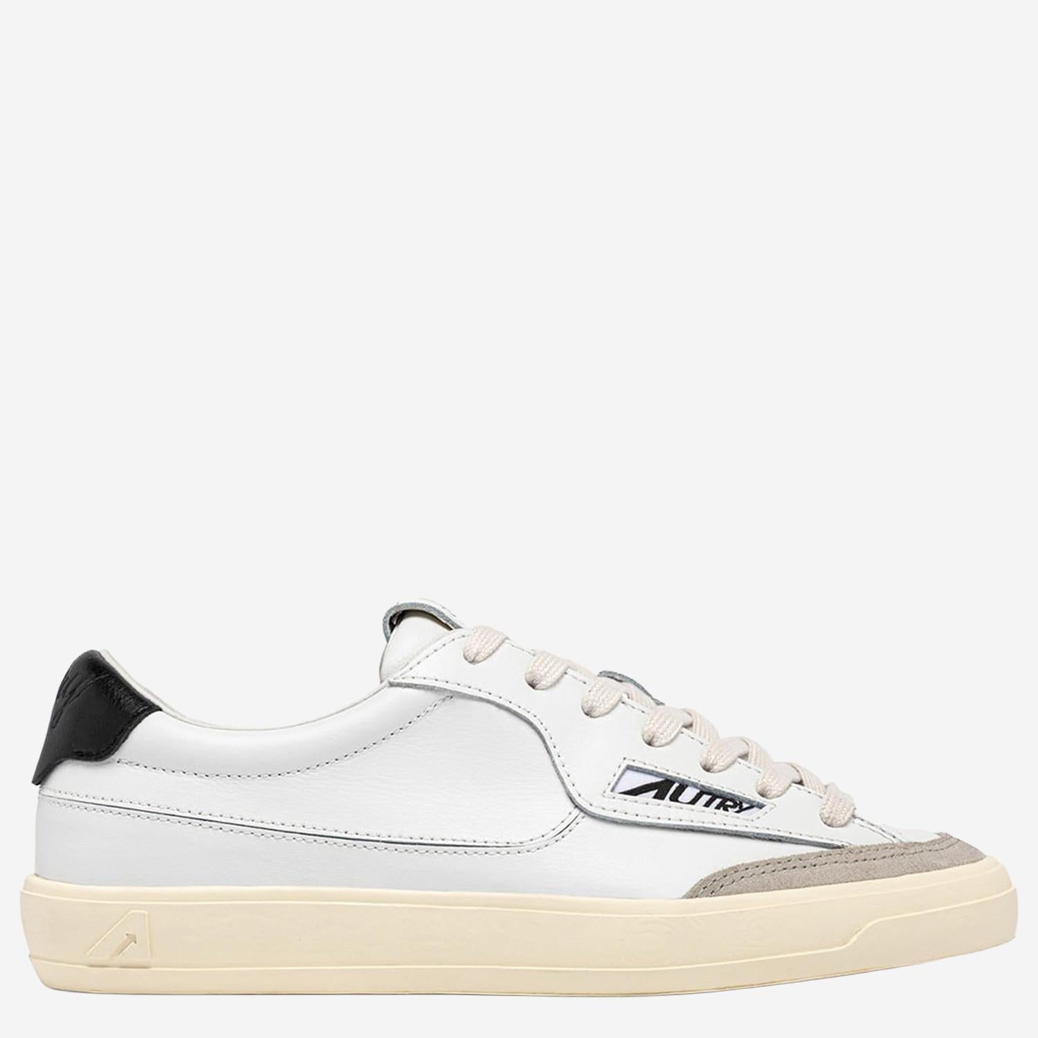 SNEAKERS WINDSCAPE LOW SCLMUK02 LEATSUEWHTBLK AUTRY 