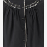Camicia in cotone con ricami S05GBLW00027 099A BONPOINT KIDS 